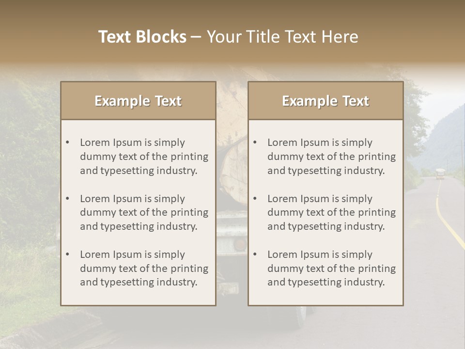 Wood Hard Environment PowerPoint Template