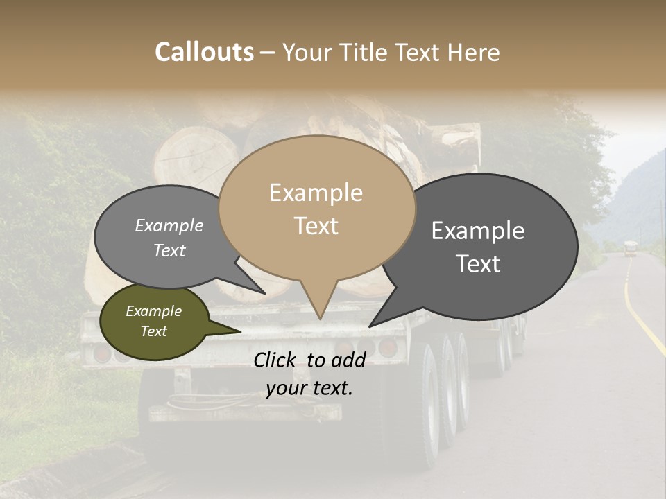 Wood Hard Environment PowerPoint Template