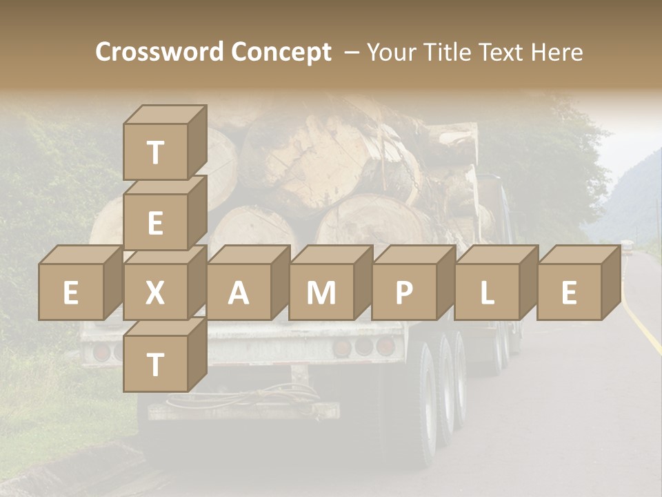 Wood Hard Environment PowerPoint Template