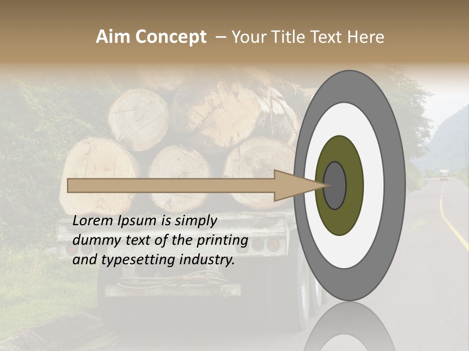 Wood Hard Environment PowerPoint Template