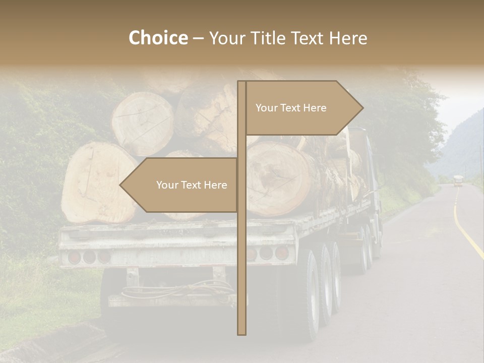Wood Hard Environment PowerPoint Template