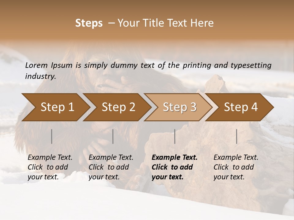 Evolution Legend Bipedal PowerPoint Template