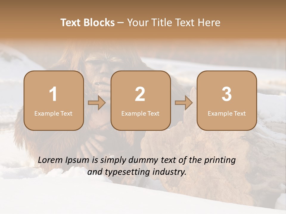 Evolution Legend Bipedal PowerPoint Template