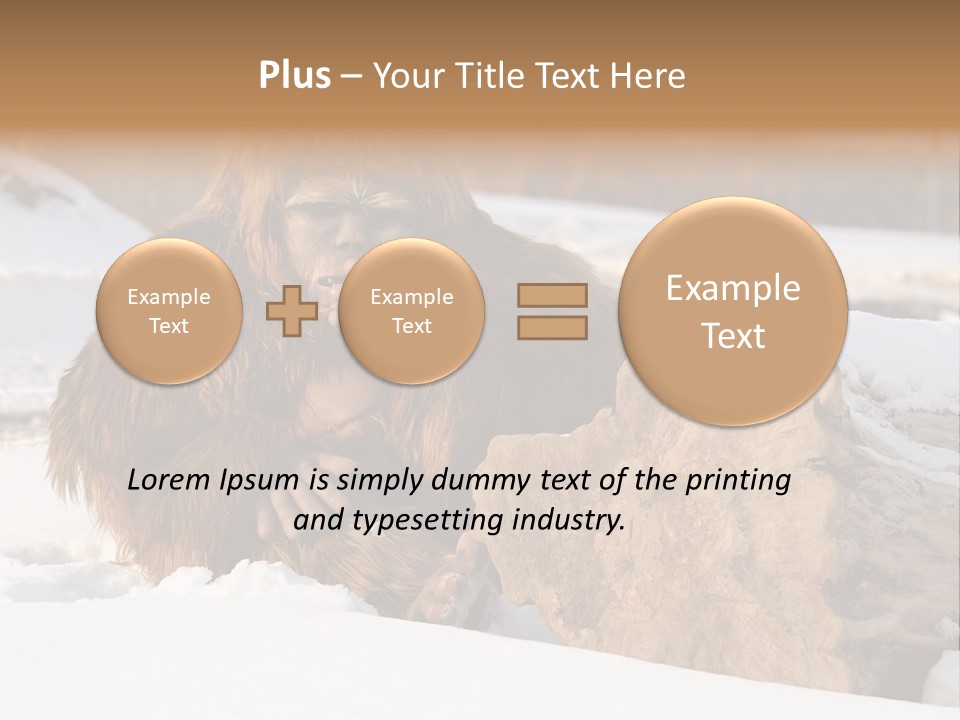 Evolution Legend Bipedal PowerPoint Template