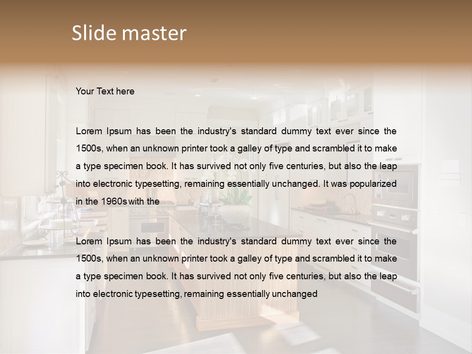 Room Luxury Residential PowerPoint Template