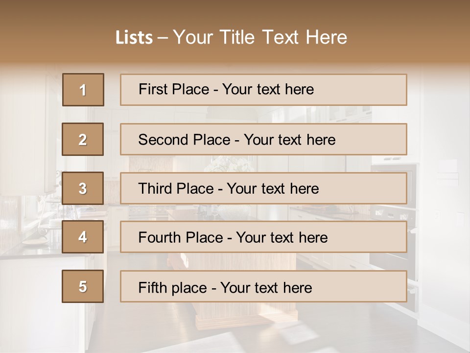 Room Luxury Residential PowerPoint Template