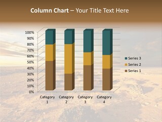 Outside Dusk Desert PowerPoint Template