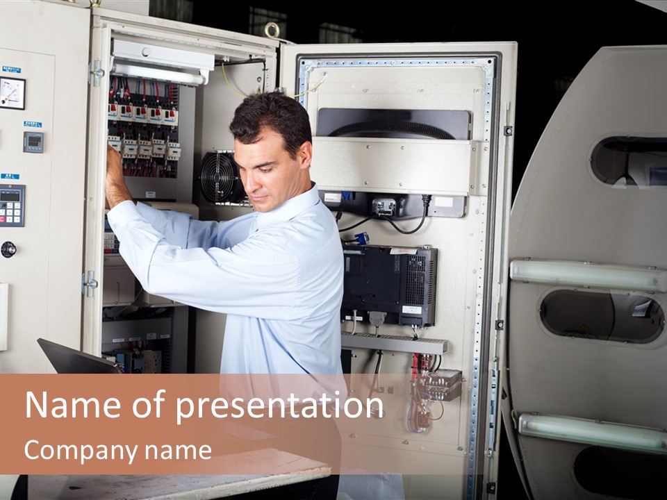 Technology Staff Hardware PowerPoint Template