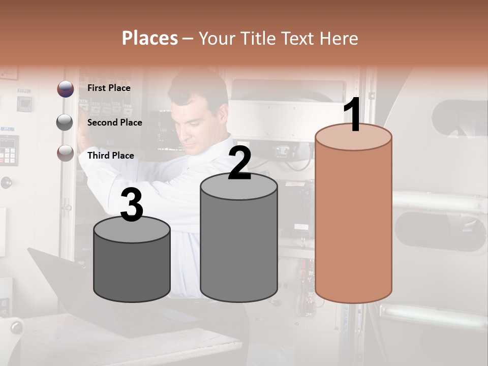 Technology Staff Hardware PowerPoint Template