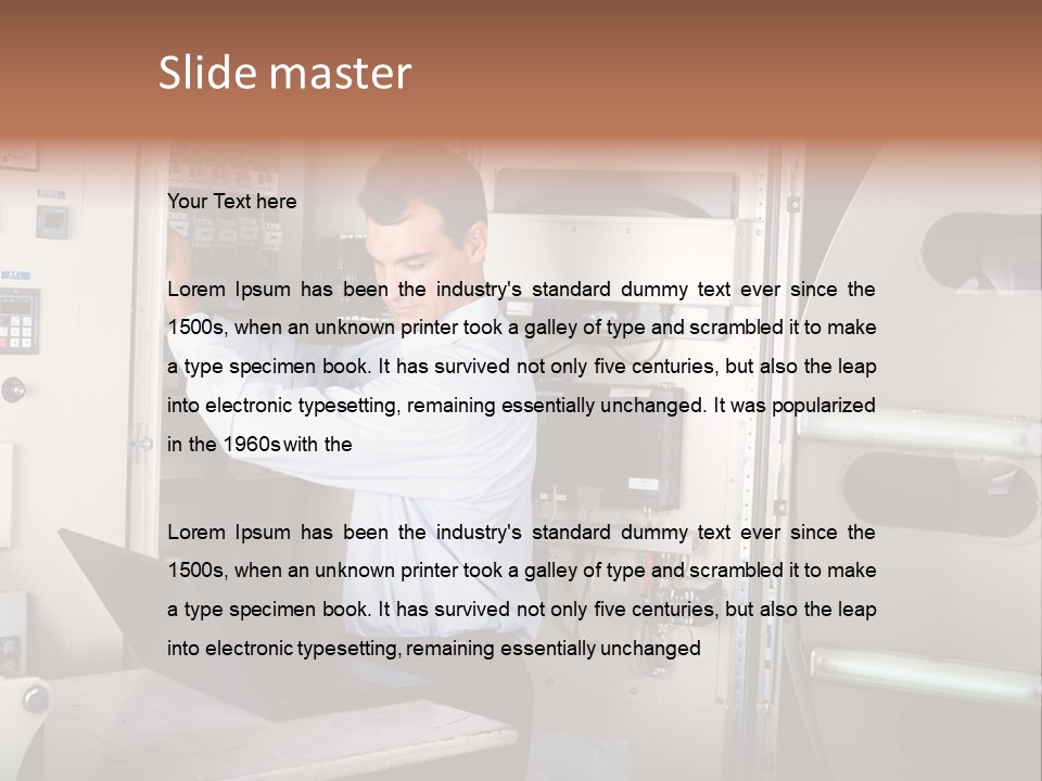 Technology Staff Hardware PowerPoint Template