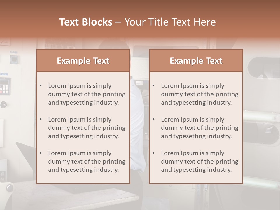 Technology Staff Hardware PowerPoint Template