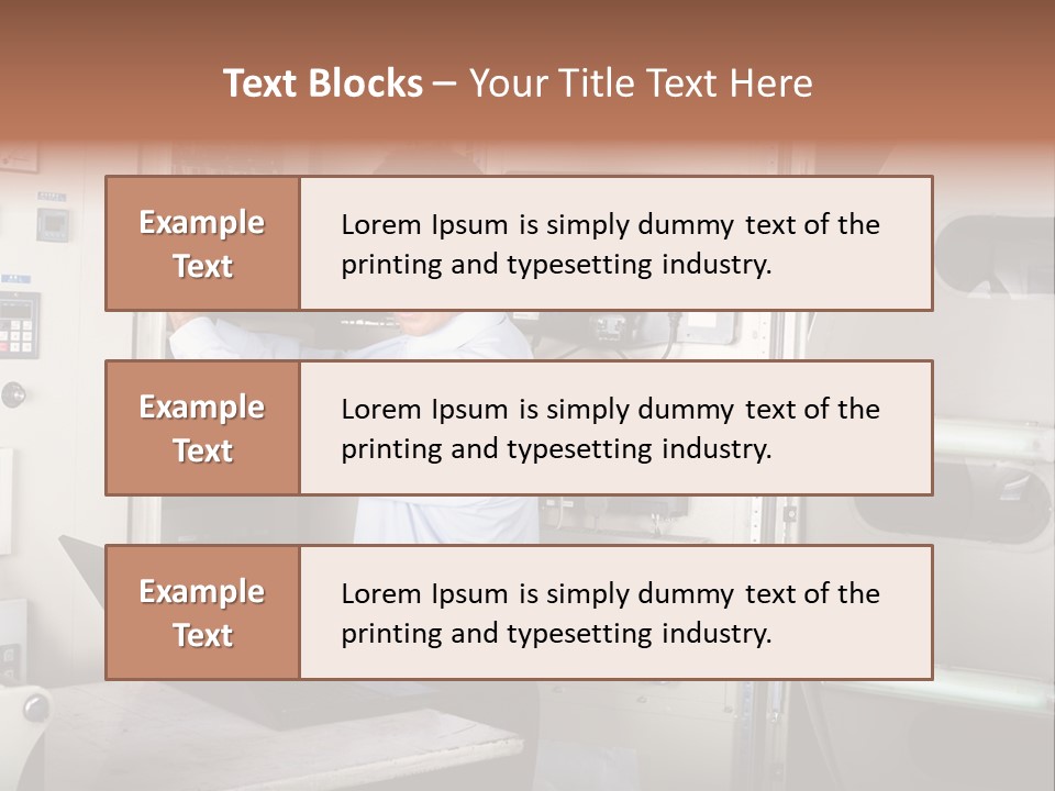 Technology Staff Hardware PowerPoint Template