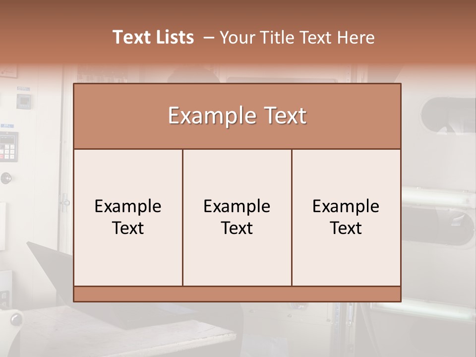 Technology Staff Hardware PowerPoint Template