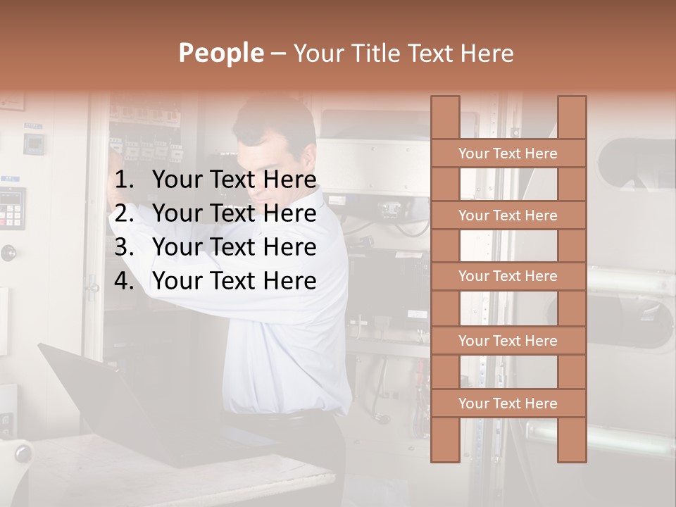 Technology Staff Hardware PowerPoint Template