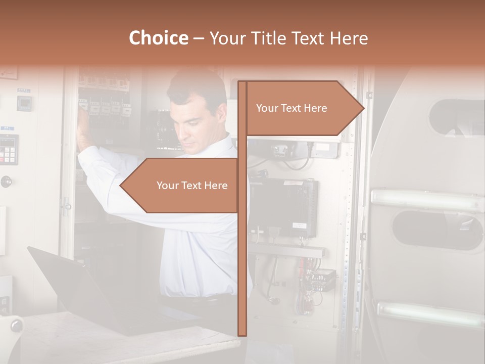 Technology Staff Hardware PowerPoint Template