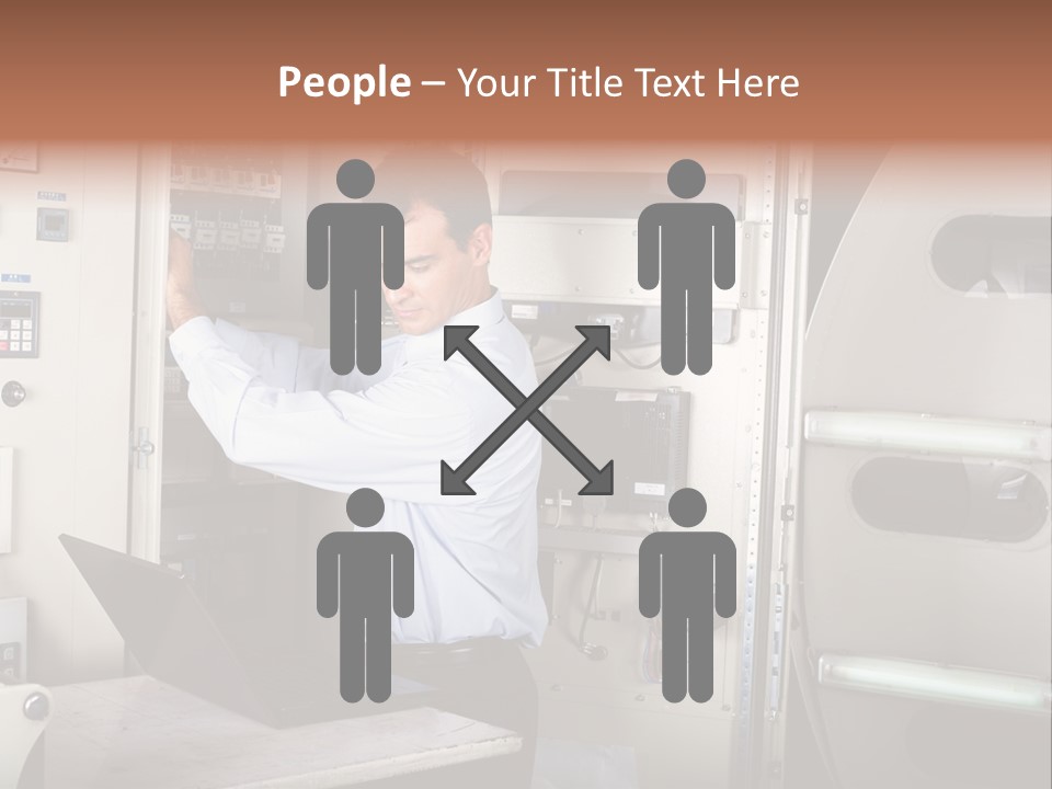 Technology Staff Hardware PowerPoint Template