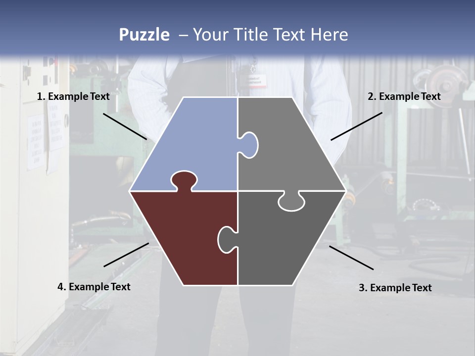 Full Length Director Factory PowerPoint Template