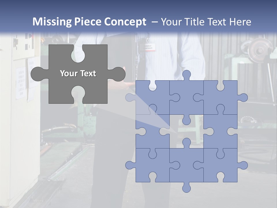 Full Length Director Factory PowerPoint Template