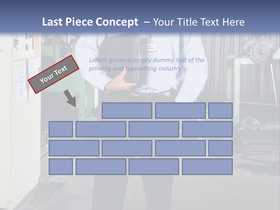 Full Length Director Factory PowerPoint Template