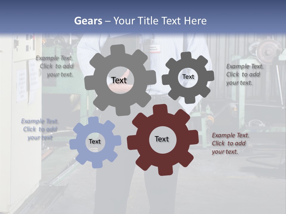 Full Length Director Factory PowerPoint Template