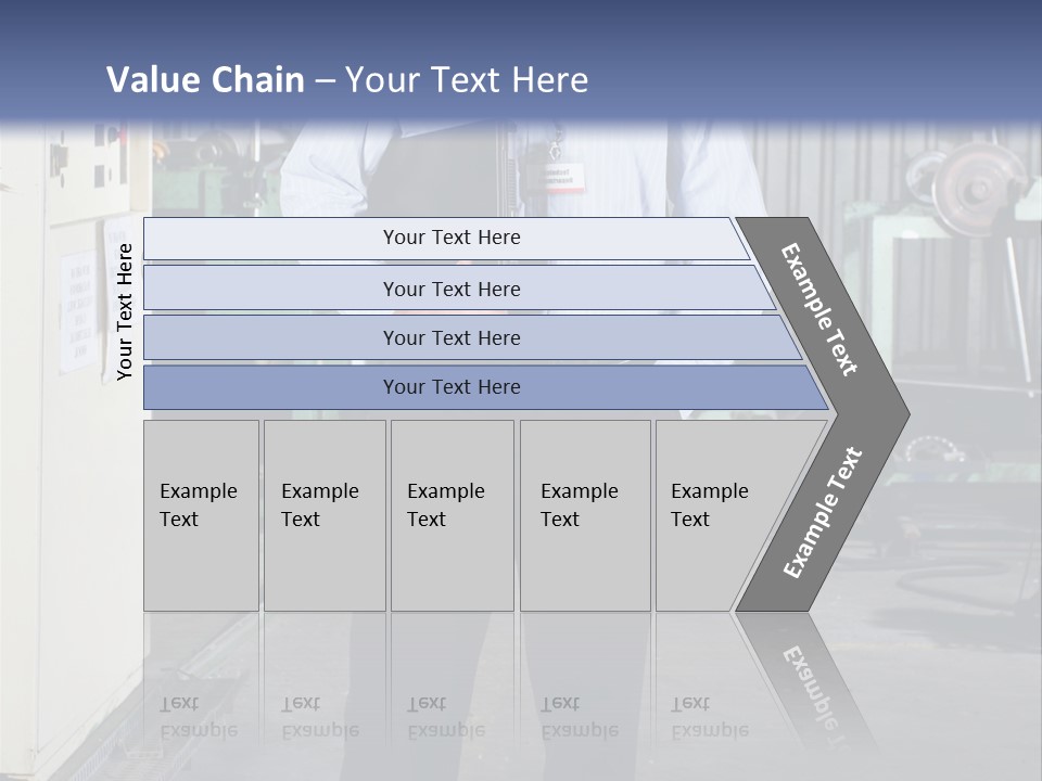 Full Length Director Factory PowerPoint Template