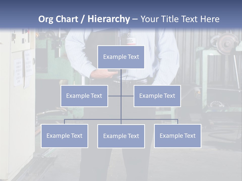 Full Length Director Factory PowerPoint Template