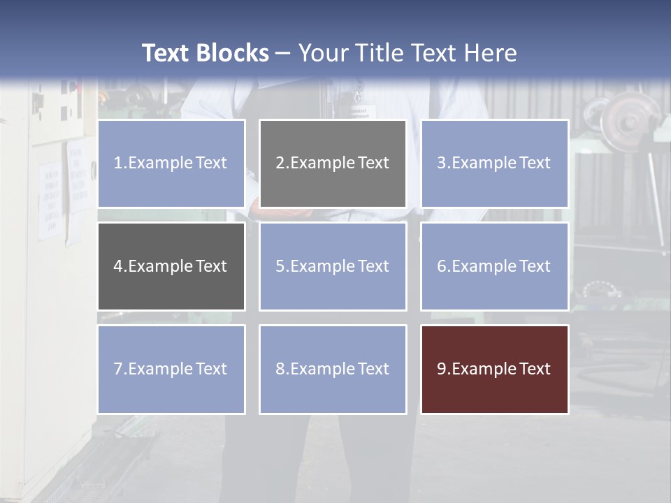 Full Length Director Factory PowerPoint Template