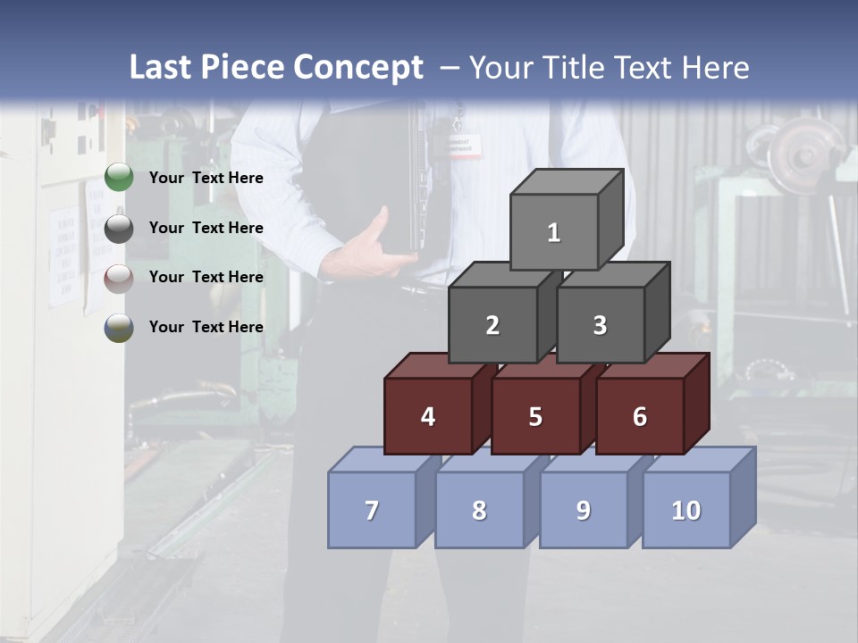 Full Length Director Factory PowerPoint Template