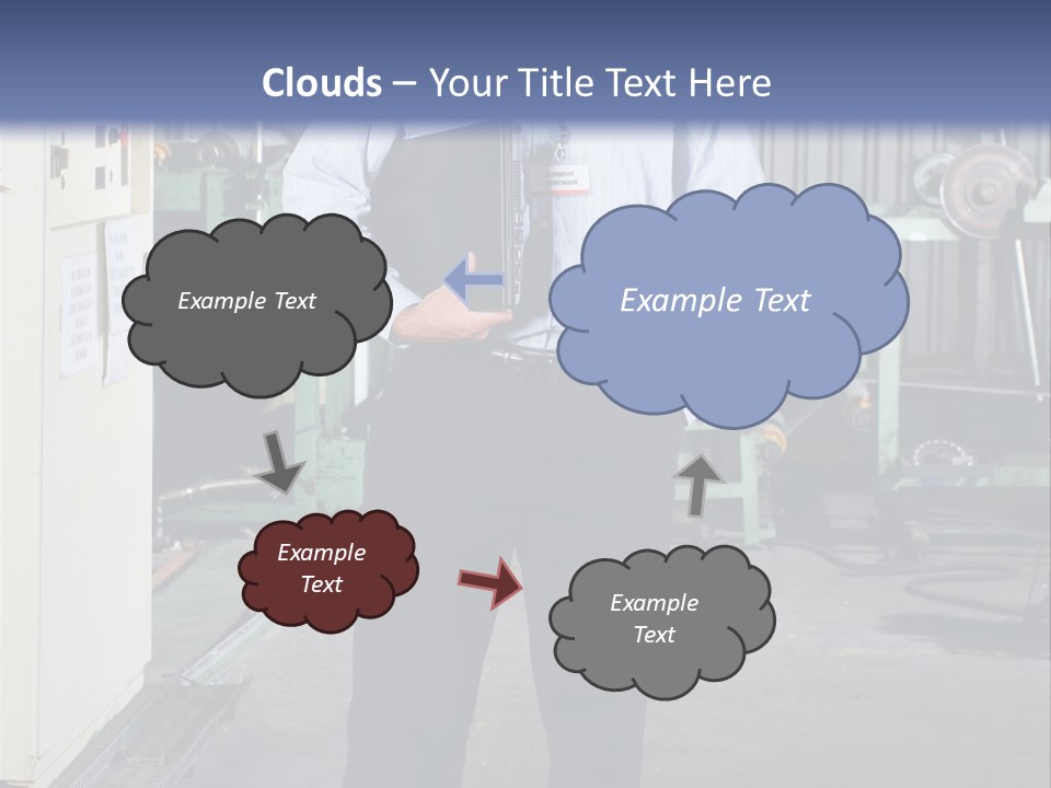 Full Length Director Factory PowerPoint Template