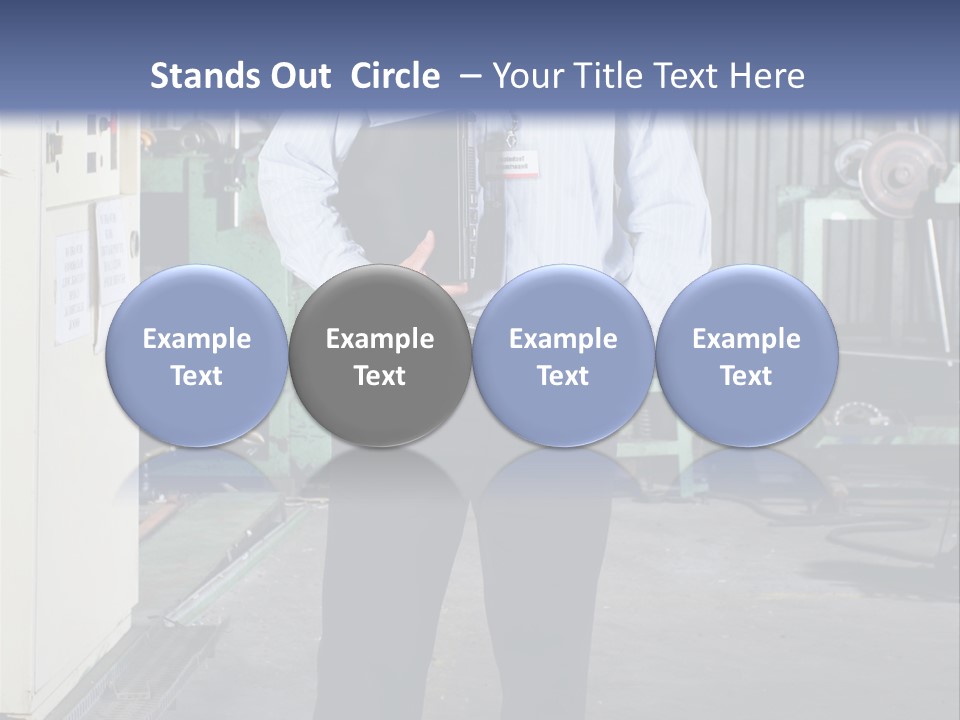 Full Length Director Factory PowerPoint Template