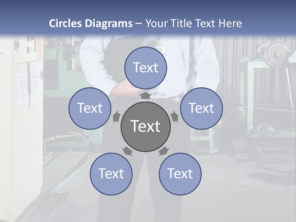 Full Length Director Factory PowerPoint Template