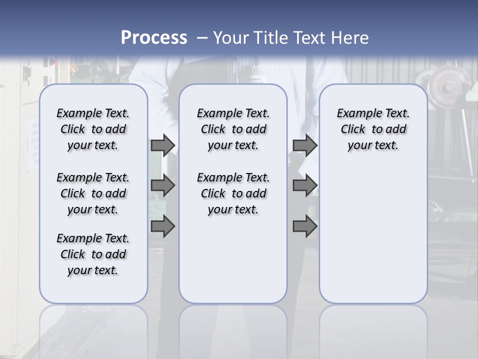 Full Length Director Factory PowerPoint Template