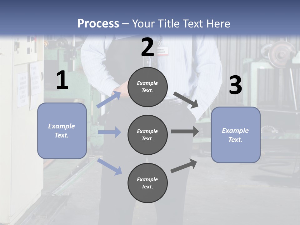 Full Length Director Factory PowerPoint Template
