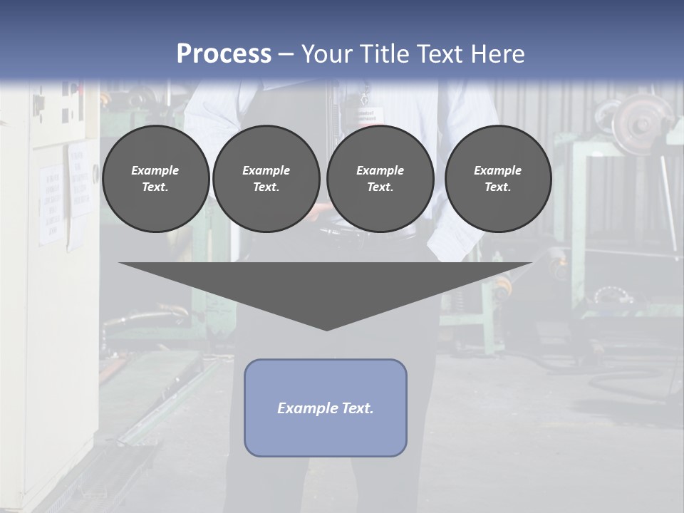 Full Length Director Factory PowerPoint Template