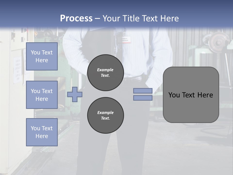 Full Length Director Factory PowerPoint Template