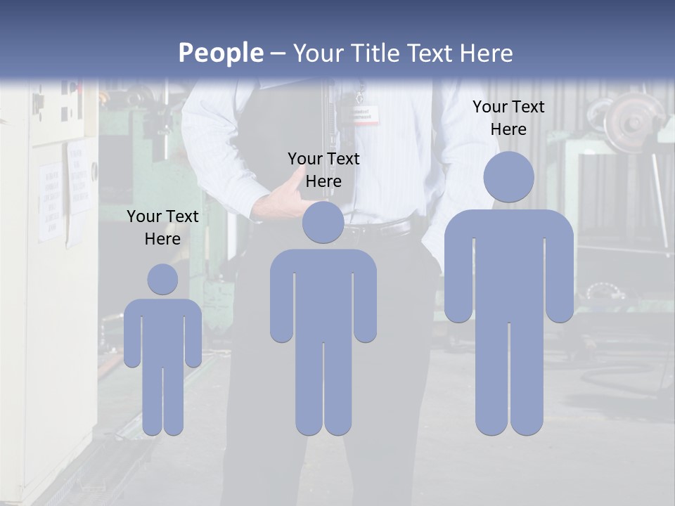 Full Length Director Factory PowerPoint Template