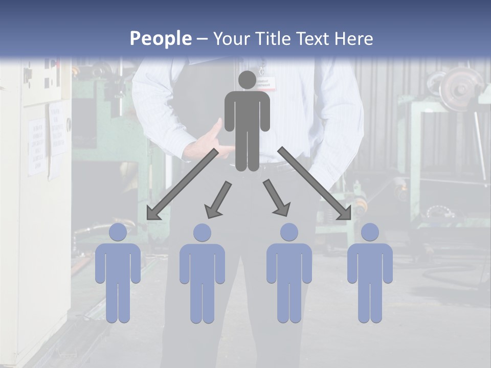 Full Length Director Factory PowerPoint Template