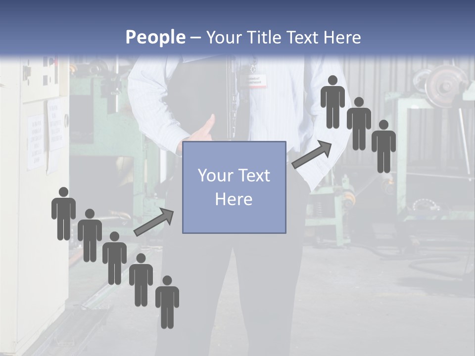 Full Length Director Factory PowerPoint Template