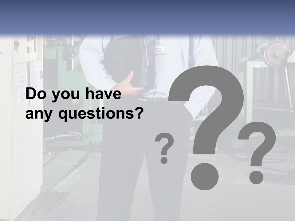 Full Length Director Factory PowerPoint Template