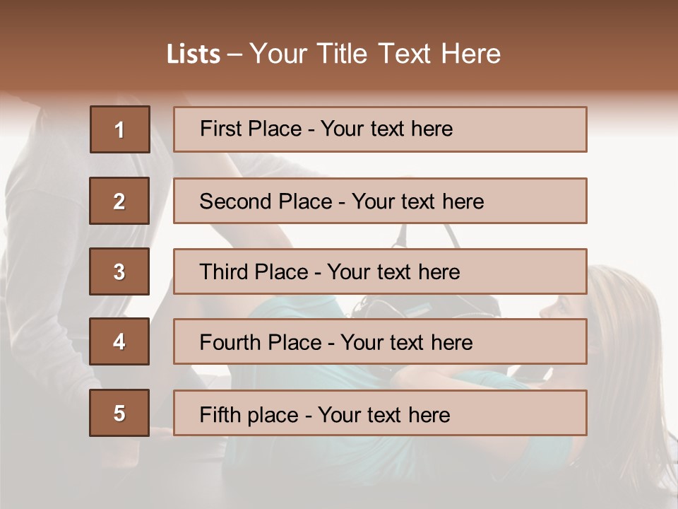 Speed Thief Female PowerPoint Template