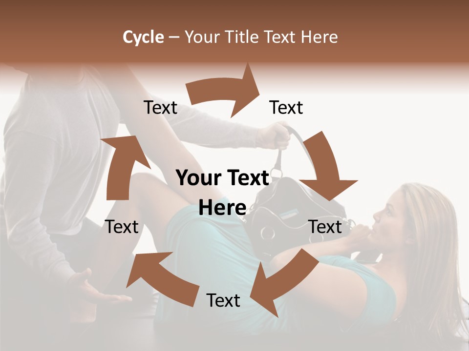 Speed Thief Female PowerPoint Template