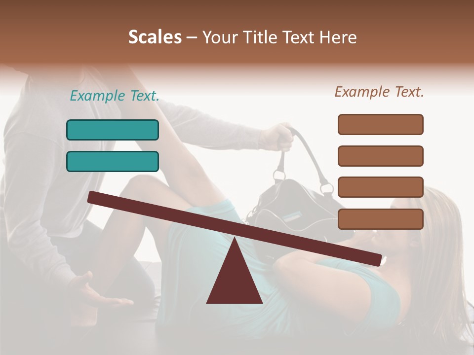Speed Thief Female PowerPoint Template