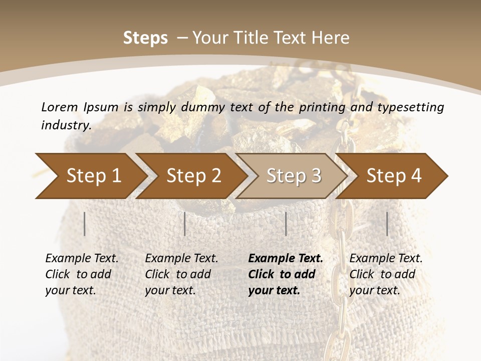 Buried Steal Fine PowerPoint Template