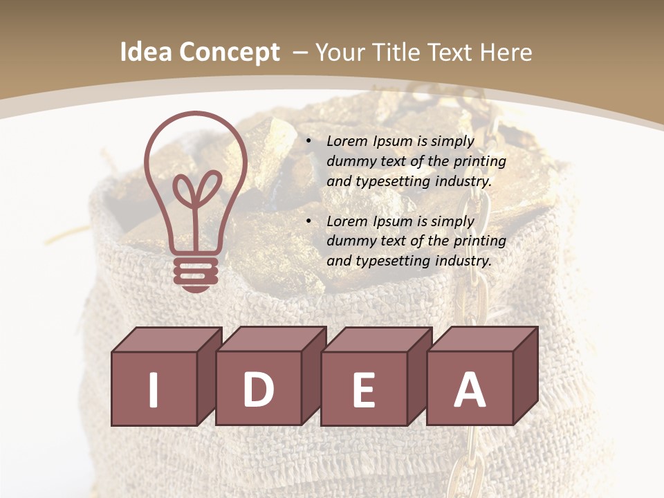 Buried Steal Fine PowerPoint Template