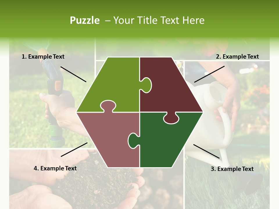 Colorful Spring Land PowerPoint Template