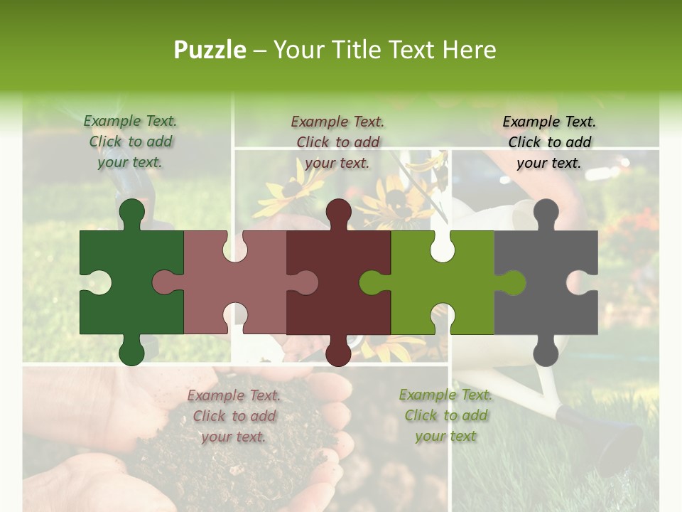 Colorful Spring Land PowerPoint Template