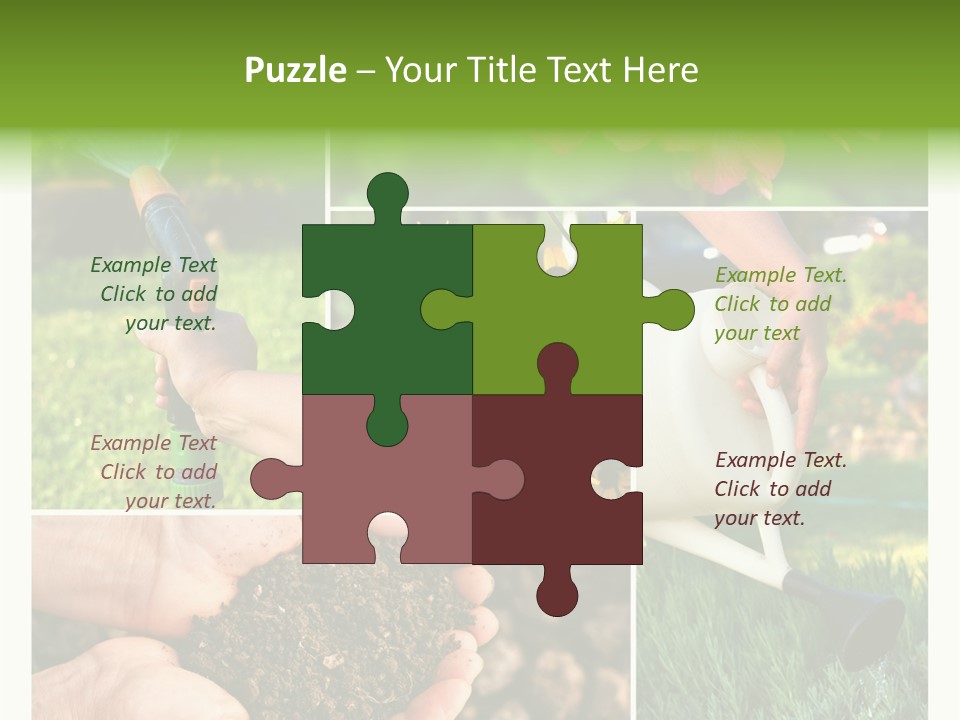 Colorful Spring Land PowerPoint Template