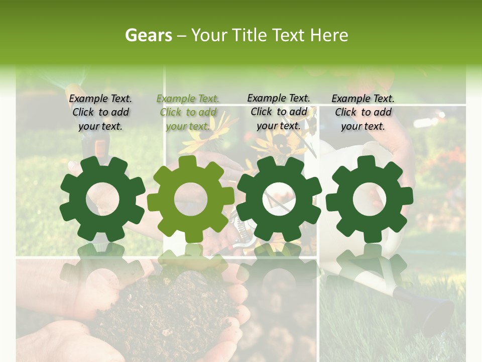 Colorful Spring Land PowerPoint Template