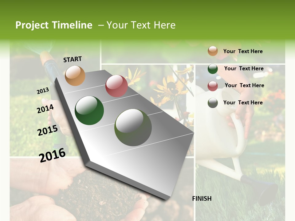 Colorful Spring Land PowerPoint Template