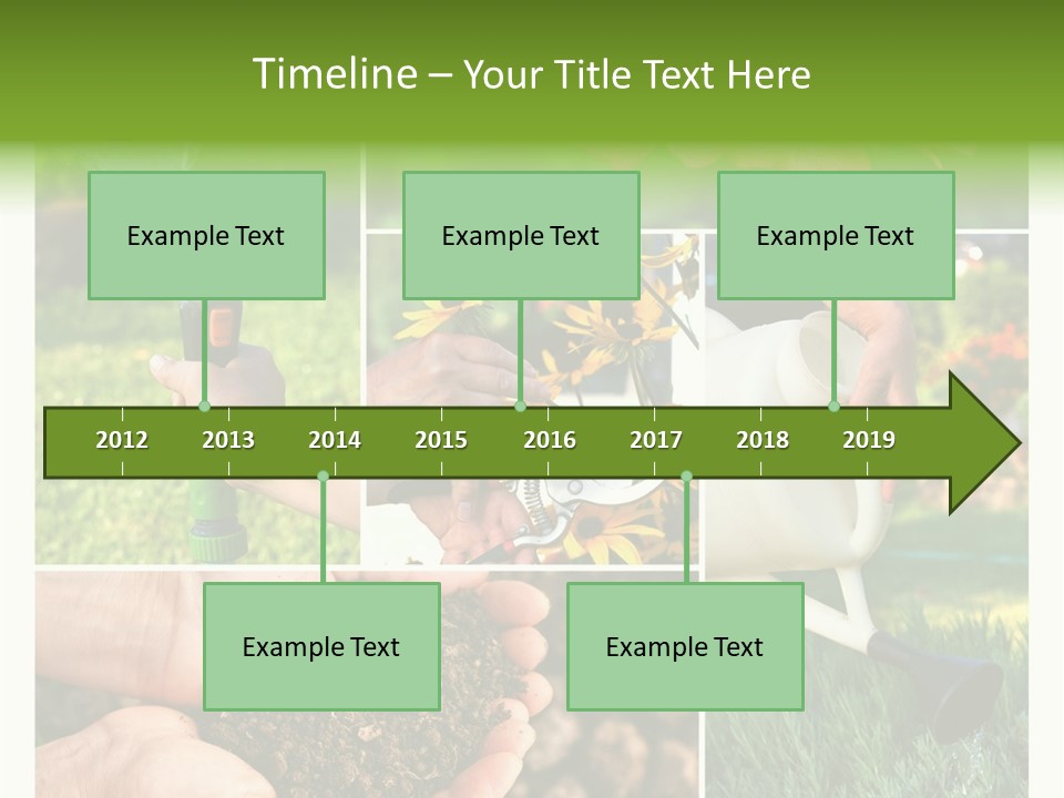 Colorful Spring Land PowerPoint Template